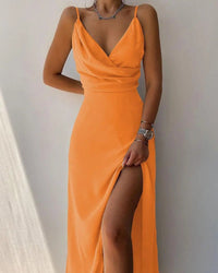 Élégante robe longue d'été à l'imprimé tropical vibrant - Emelda