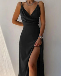 Élégante robe longue d'été à l'imprimé tropical vibrant - Emelda