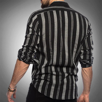 Camisole pour homme à roues avec manches longues, bottes frontales et collet classique - vestibilità su misura