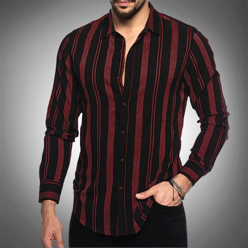 Camisole pour homme à roues avec manches longues, bottes frontales et collet classique - vestibilità su misura