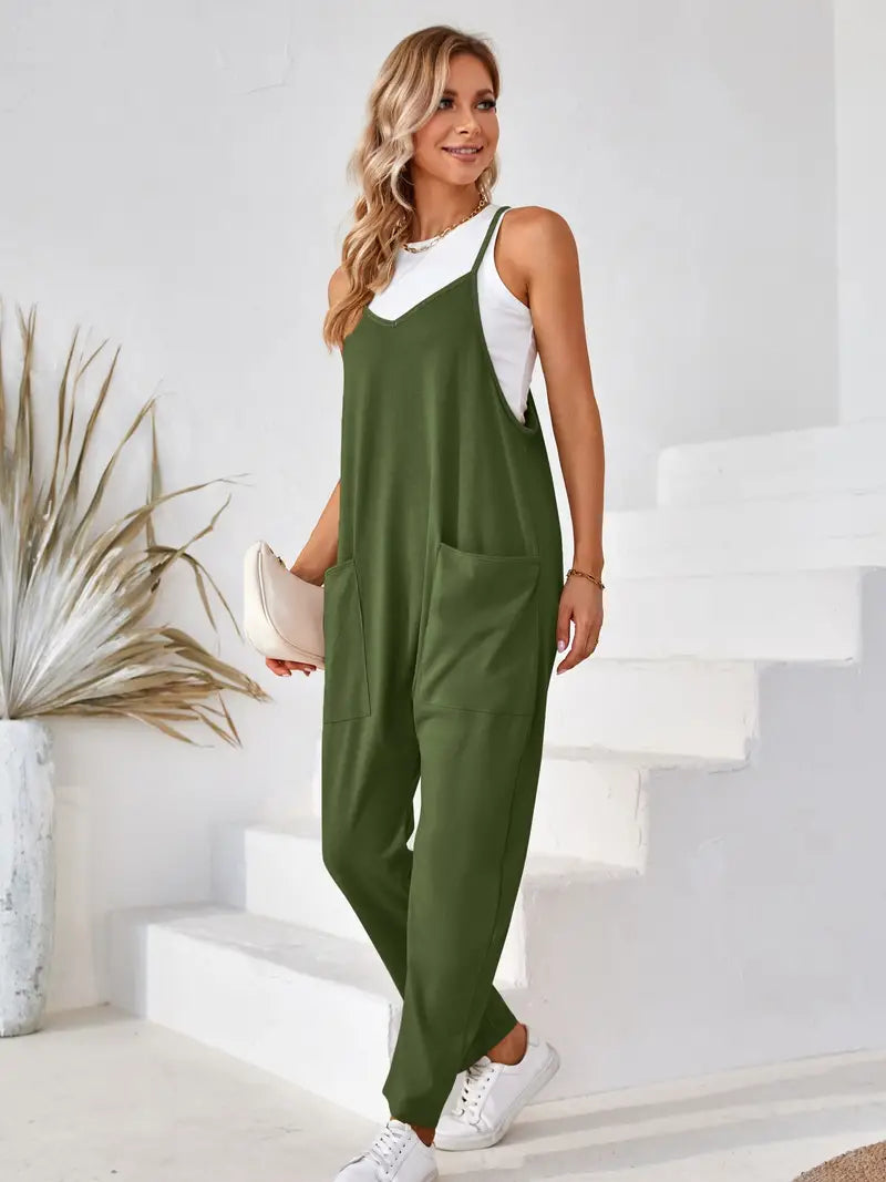 Salopette en coton pour femmes avec une coupe confortable - salopette décontractée et élégante à porter tous les jours