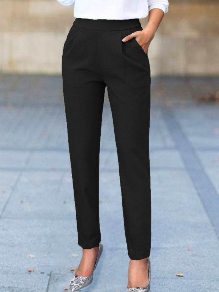Pantalon tailleur pour femmes - Look de bureau élégant pour une tenue polyvalente et professionnelle