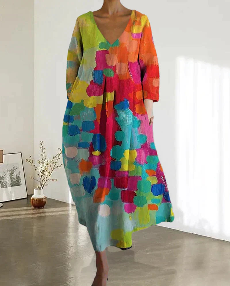 Robe colorée, gaie et élégante - Ana pour toutes les occasions