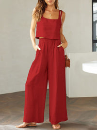 Katrien | Ensemble de pantalons larges tendance pour un look élégant