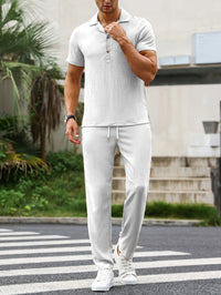 Jens | Élégant ensemble de loisirs 2 pièces printemps-été pour hommes pour un look élégant et confortable