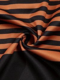 Camisa Polo Masculina - Ajuste Slim - Design Listrado - Manga Curta para Uso Casual