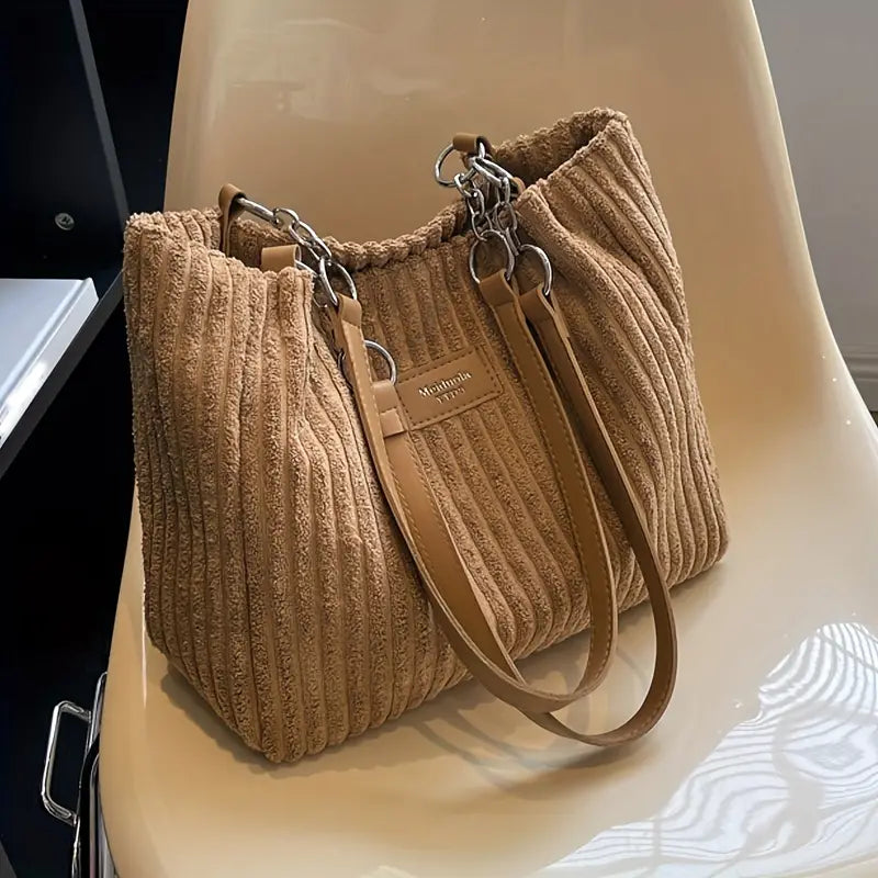Clémence™ Sac en velours côtelé