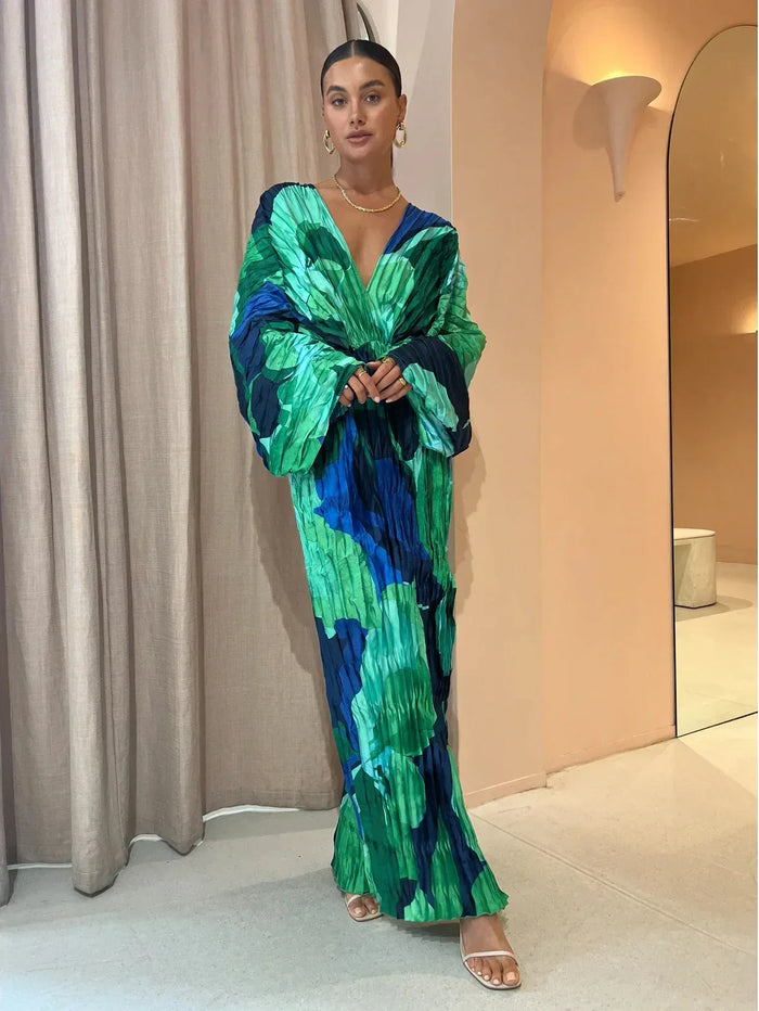 Robe plissée élégante et stylée - Eva pour toutes les occasions