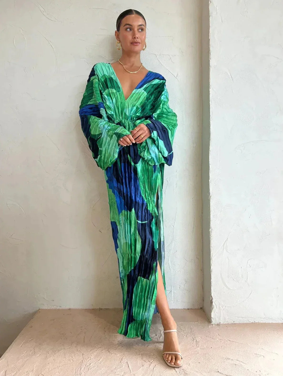Robe plissée élégante et stylée - Eva pour toutes les occasions