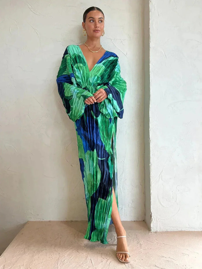 Robe plissée élégante et stylée - Eva pour toutes les occasions