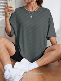 T-shirt surdimensionné à la mode pour femmes - coupe ample et confortable pour un look décontracté et branché