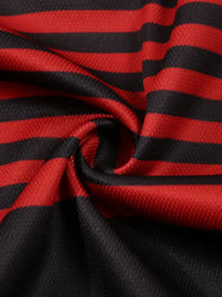 Camisa Polo Masculina - Ajuste Slim - Design Listrado - Manga Curta para Uso Casual