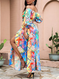Rebecca - Robe d'été à épaules découvertes pour un look rafraîchissant
