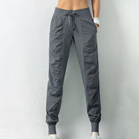 Pantalon de survêtement pour femmes : pantalon de sport élégant et confortable pour un look décontracté - joggings légers avec poches pratiques