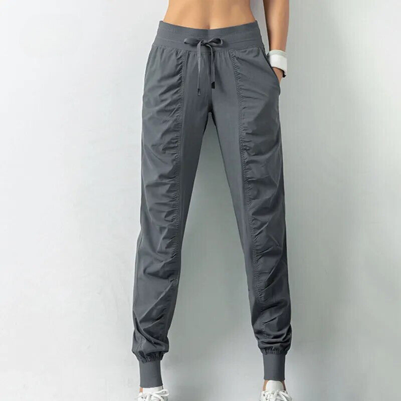 Pantalon de survêtement pour femmes : pantalon de sport élégant et confortable pour un look décontracté - joggings légers avec poches pratiques