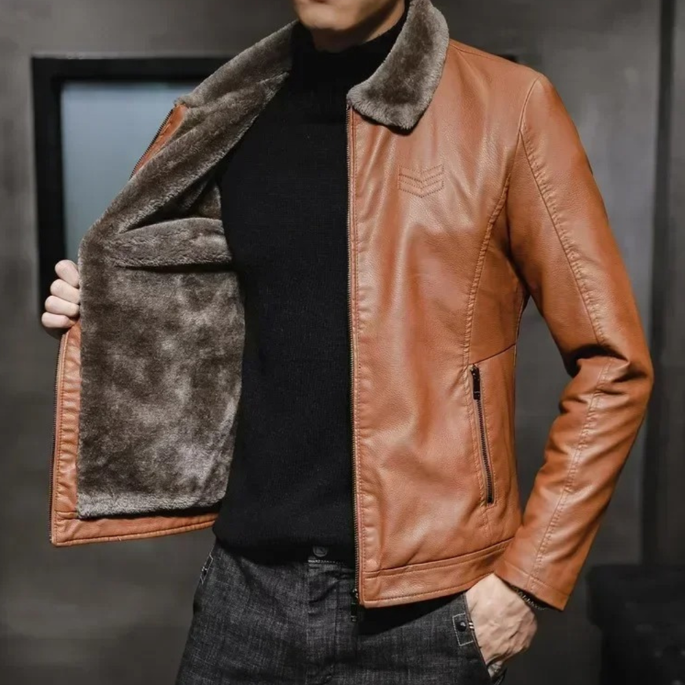 Bryan - Veste en peluche élégante pour l'homme soucieux de la mode