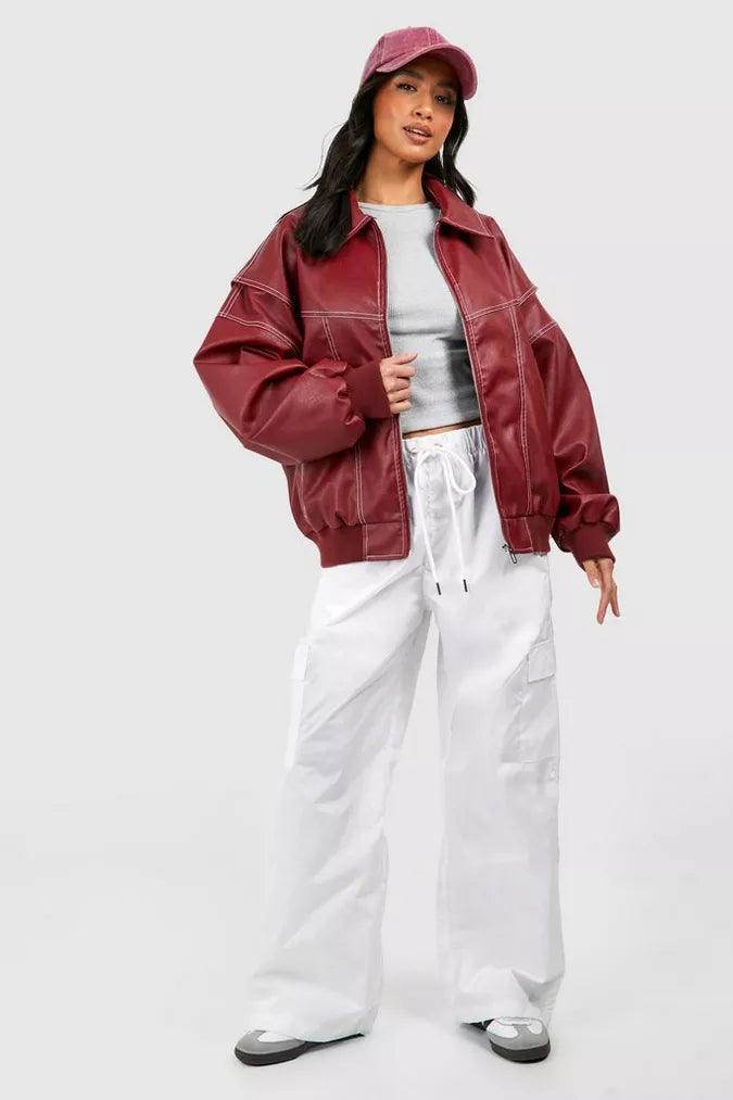Flavie™ Veste en cuir