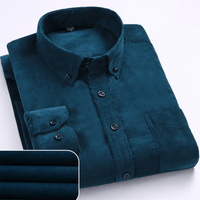 Camisole pour homme de pana premium de manga larga con botones para un estilo elegante y cómodo