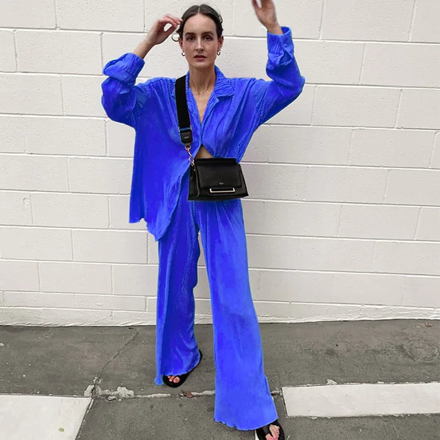 Esmée | Elégant costume deux pièces à manches longues pour un look élégant