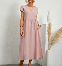 Vestido de verano ligero para mujer - Casual sin mangas hasta la rodilla