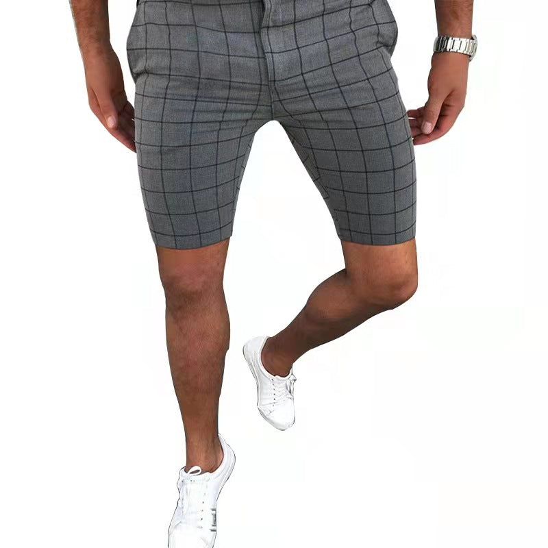 BERMUDA CHEMISE POUR HOMMES - TAILLE SUR-MESURE - TISSU RESPIRANT - STYLE DÉCONTRACTÉ AU-DESSUS DU GENOU