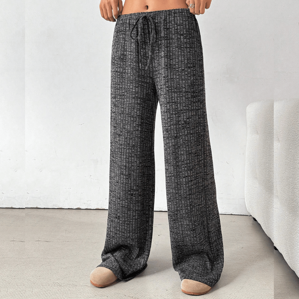 Pantalon de survêtement confortable à jambe large pour femmes, pour un look décontracté et élégant lors des journées décontractées