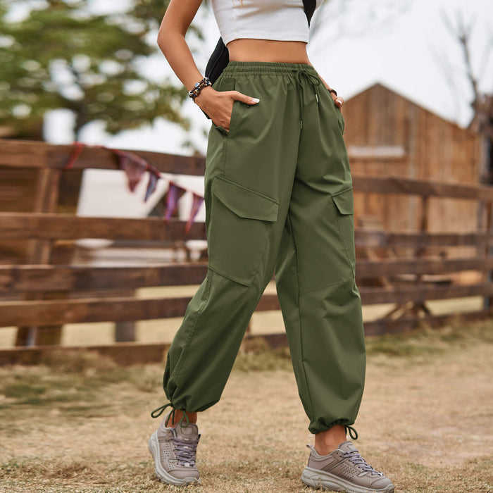 Pantalon cargo pour femmes - Pantalon utilitaire confortable et fonctionnel pour des aventures en plein air élégantes
