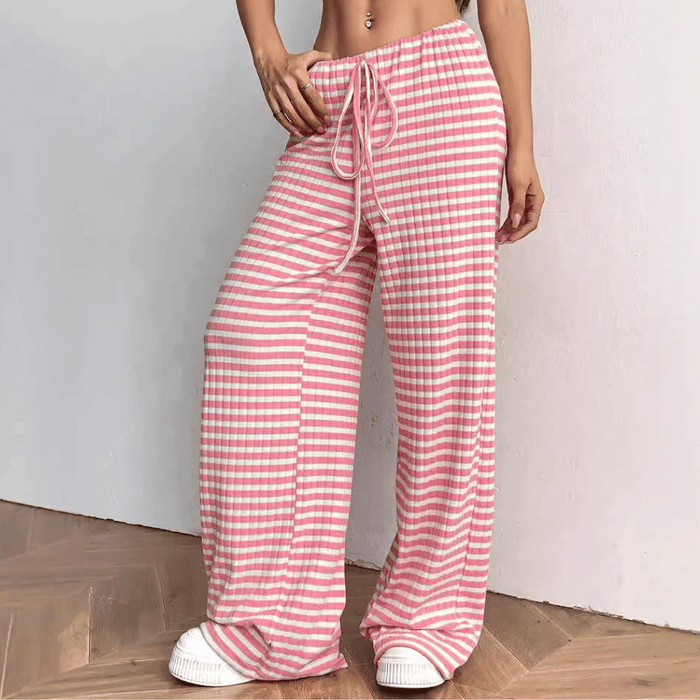 Pantalon de survêtement confortable à jambe large pour femmes, pour un look décontracté et élégant lors des journées décontractées