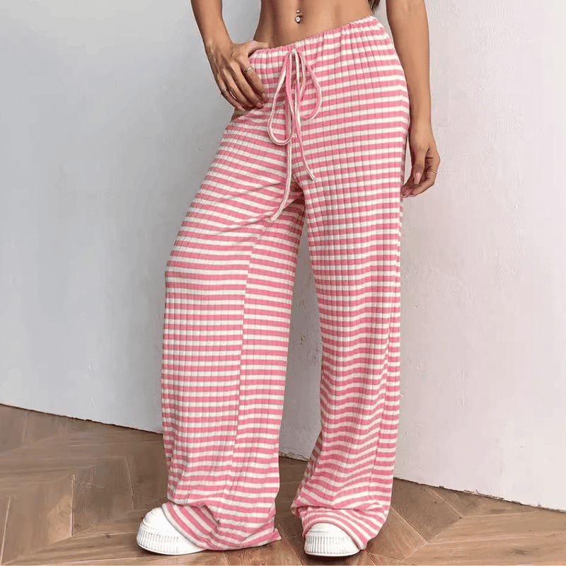 Pantalon de survêtement confortable à jambe large pour femmes, pour un look décontracté et élégant lors des journées décontractées
