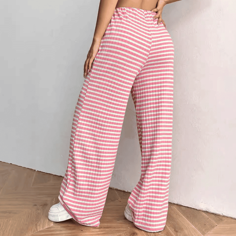 Pantalon de survêtement confortable à jambe large pour femmes, pour un look décontracté et élégant lors des journées décontractées