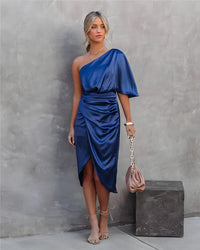 Mireille - Robe de cocktail à une épaule pour un look élégant