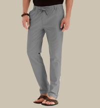 Pantalon d'été confortable et décontracté pour hommes avec ceinture élastiquée - Frego