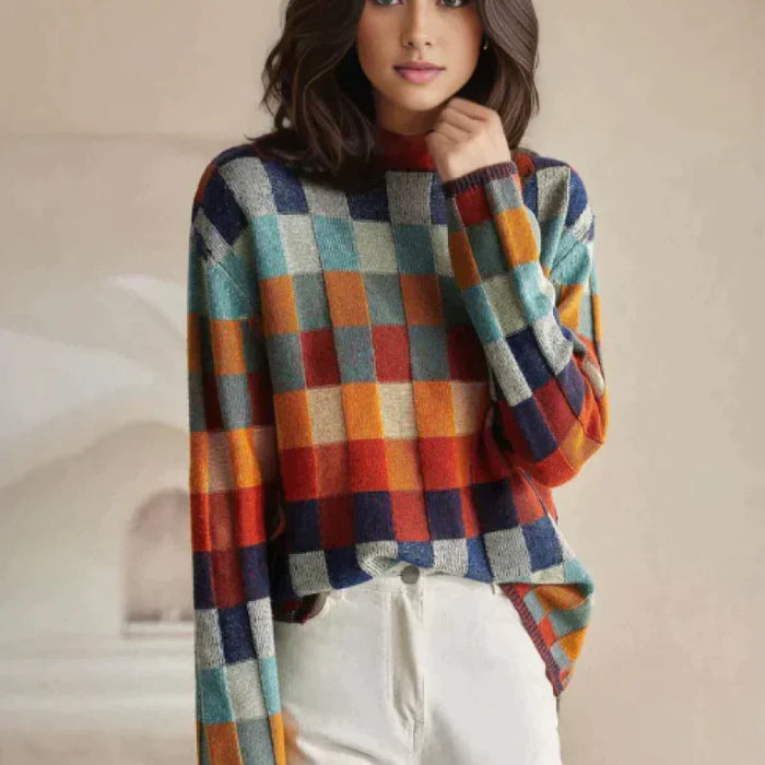 Pull de danse en cachemire multicolore Eden pour un style élégant et confortable