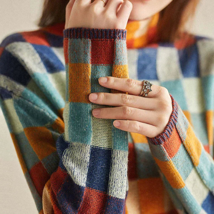 Pull de danse en cachemire multicolore Eden pour un style élégant et confortable