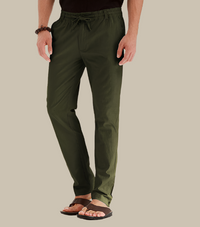 Pantalon d'été confortable et décontracté pour hommes avec ceinture élastiquée - Frego
