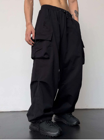 Pantalon cargo pour femmes - Pantalon utilitaire confortable à coupe décontractée avec poches latérales pratiques pour des journées décontractées et élégantes sans effort