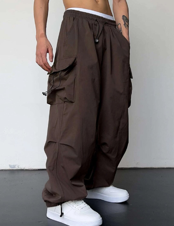 Pantalon cargo pour femmes - Pantalon utilitaire confortable à coupe décontractée avec poches latérales pratiques pour des journées décontractées et élégantes sans effort
