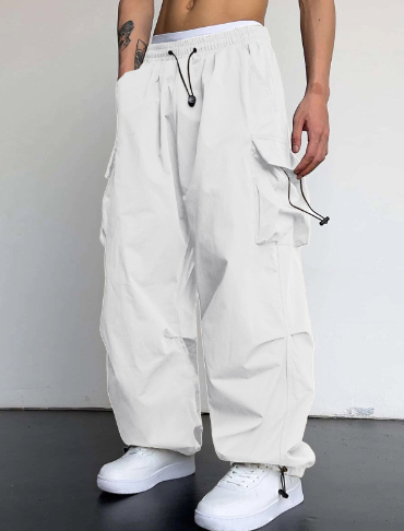 Pantalon cargo pour femmes - Pantalon utilitaire confortable à coupe décontractée avec poches latérales pratiques pour des journées décontractées et élégantes sans effort