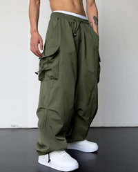 Pantalon cargo pour femmes - Pantalon utilitaire confortable à coupe décontractée avec poches latérales pratiques pour des journées décontractées et élégantes sans effort