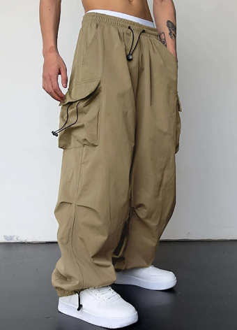 Pantalon cargo pour femmes - Pantalon utilitaire confortable à coupe décontractée avec poches latérales pratiques pour des journées décontractées et élégantes sans effort