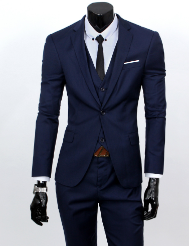 Loek | Ensemble 3-en-1 pour hommes avec blazer d'affaires élégant, cardigan moderne et pantalon confortable