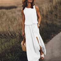 Robe longue d'été élégante pour femmes - Fenna pour un look stylé et confortable