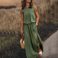 Robe longue d'été élégante pour femmes - Fenna pour un look stylé et confortable