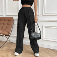 Pantalon taille haute pour femme, coupe décontractée - tenue décontractée élégante et confortable pour tous les jours