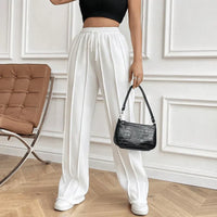 Pantalon taille haute pour femme, coupe décontractée - tenue décontractée élégante et confortable pour tous les jours