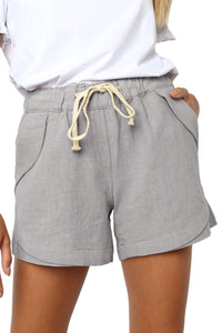 Shorts décontractés pour femmes à taille haute et coupe ample