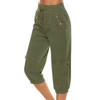 Pantalon court pour femme - Pantalon décontracté élégant et confortable pour un look tendance