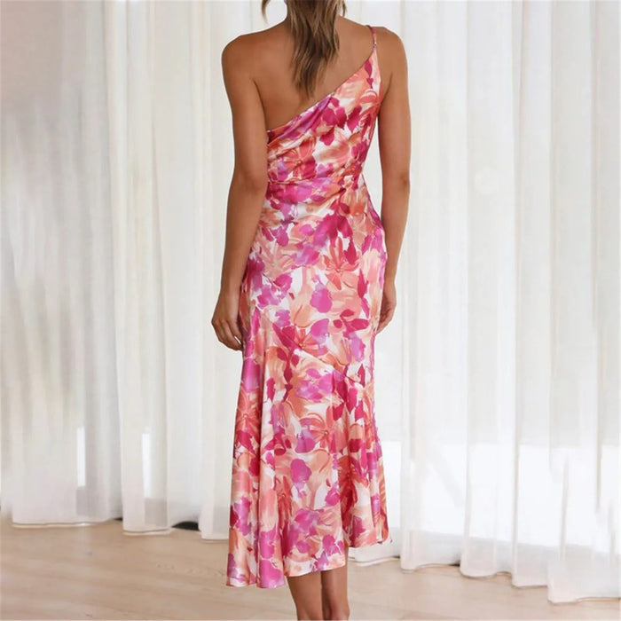 Primrose - Robe florale rose élégante pour un look sophistiqué
