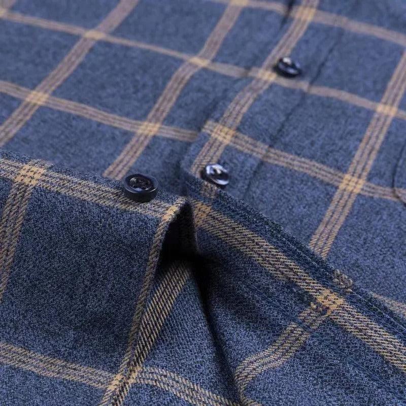 Herrenklassiker : Lässiges Langarm-Karoshirt für stilvolle Casuals