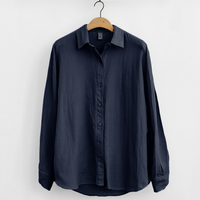 Chemise en Lin pour Hommes - Coupe Décontractée - Manches Longues - Boutonnée - Vêtements Décontractés Respirants